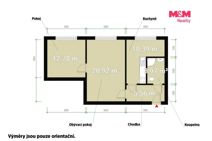 Pronájem bytu 2+1, Plzeň - Doubravka, Smrková, 56 m2