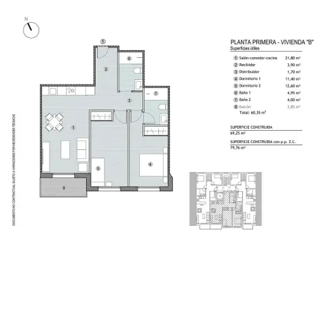 Prodej bytu 3+kk, Mazarrón, Španělsko, 69 m2