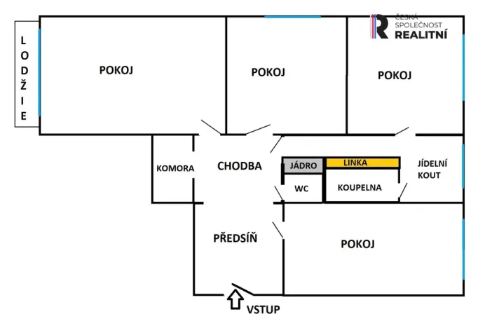 Prodej bytu 4+1, Šumperk, Zahradní, 80 m2