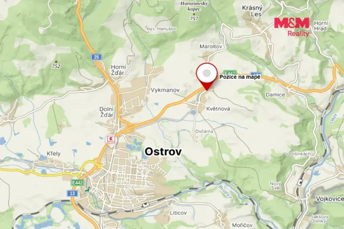 Prodej pozemku pro bydlení, Ostrov - Květnová, 1326 m2