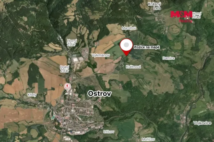 Prodej pozemku pro bydlení, Ostrov - Květnová, 1326 m2