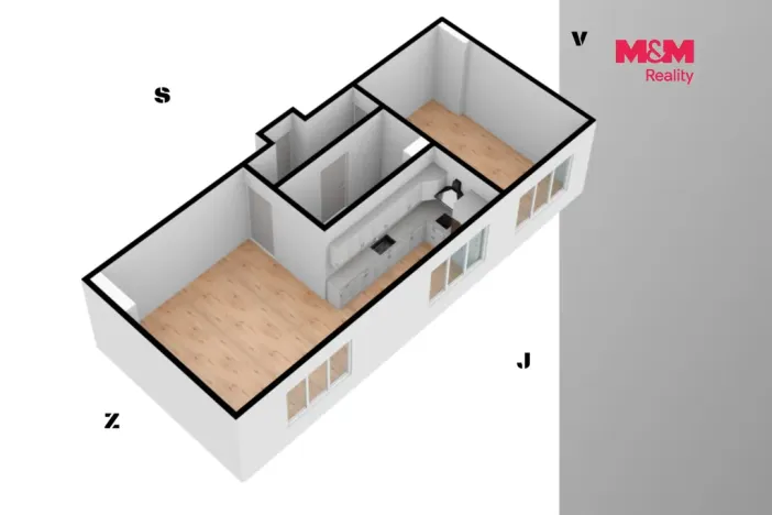 Prodej bytu 2+1, Habartov, Raisova, 58 m2