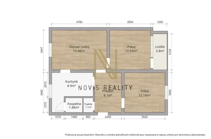 Pronájem bytu 3+1, Bor, Borská, 60 m2