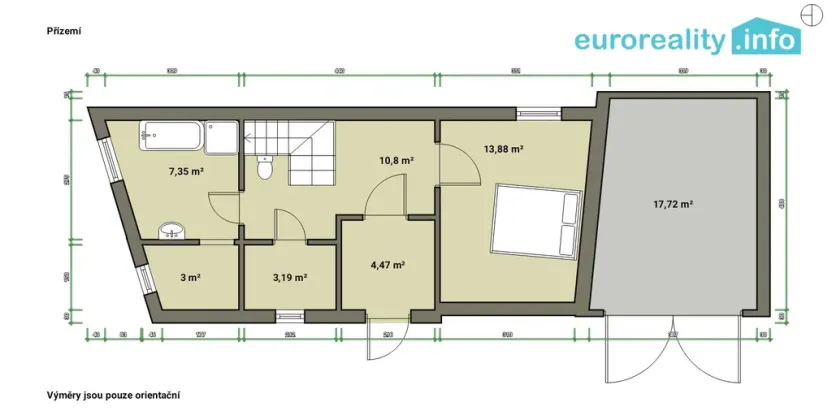 Prodej rodinného domu, Toužim, Vodní, 122 m2