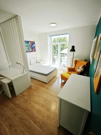Pronájem bytu 1+kk, Praha - Holešovice, V závětří, 34 m2