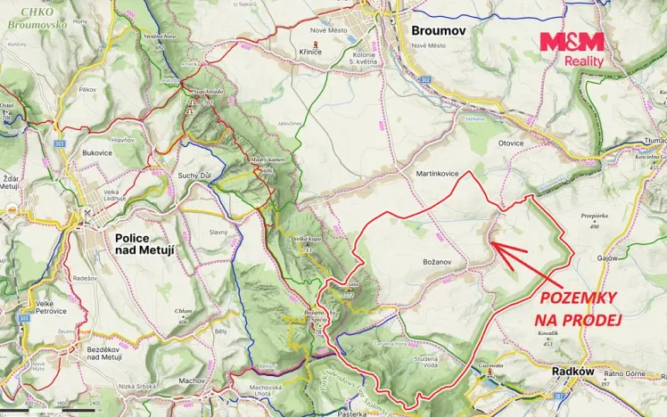 Prodej pozemku pro bydlení, Božanov, 3276 m2