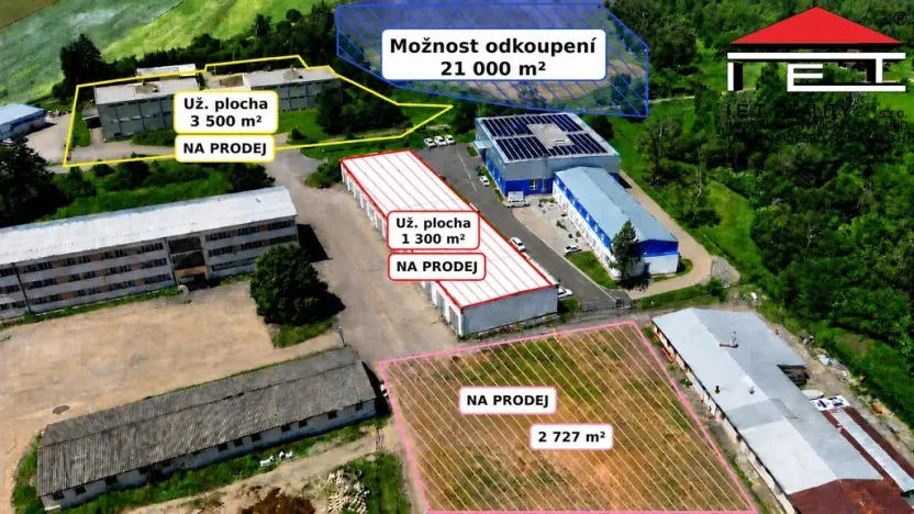 Prodej skladu, Bělá pod Bezdězem, Vazačka, 1300 m2