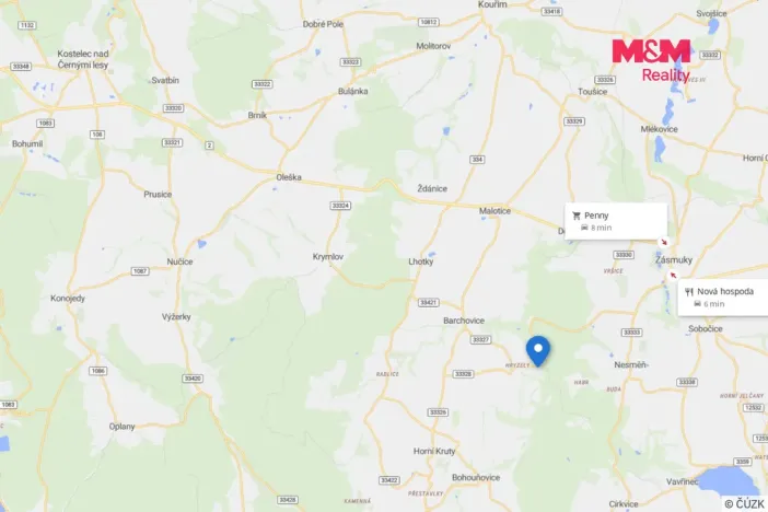 Prodej chaty, Barchovice - Hryzely, 50 m2
