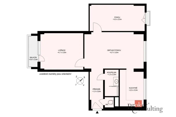 Prodej bytu 3+1, Sezimovo Ústí, Dukelská, 65 m2