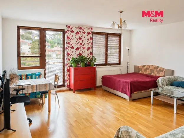 Pronájem bytu 1+kk, Praha - Podolí, Dvorecká, 50 m2