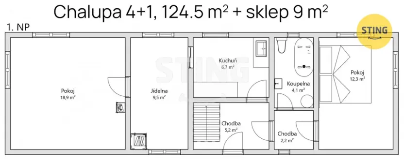 Prodej chalupy, Domašov u Šternberka, 124 m2
