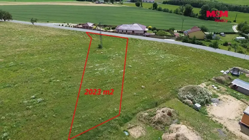 Prodej pozemku pro bydlení, Chotoviny - Červené Záhoří, 2023 m2