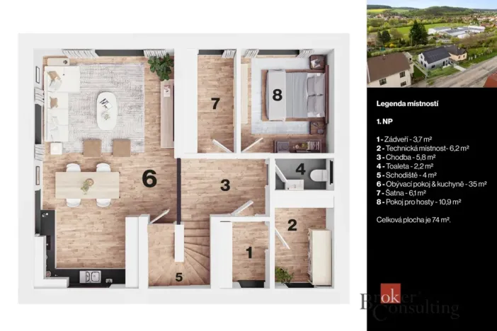 Prodej rodinného domu, Starý Plzenec, Bezručova, 146 m2
