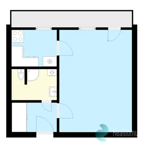 Pronájem bytu 1+1, Praha, Sládkovičova, 26 m2