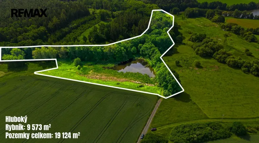 Prodej rybníku, Horčápsko, 19124 m2