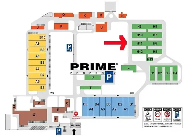 Pronájem skladu, Praha - Horní Počernice, Ve žlíbku, 745 m2