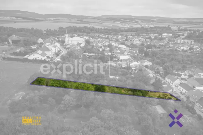 Prodej pozemku pro bydlení, Uherský Brod, Vinohradská, 861 m2