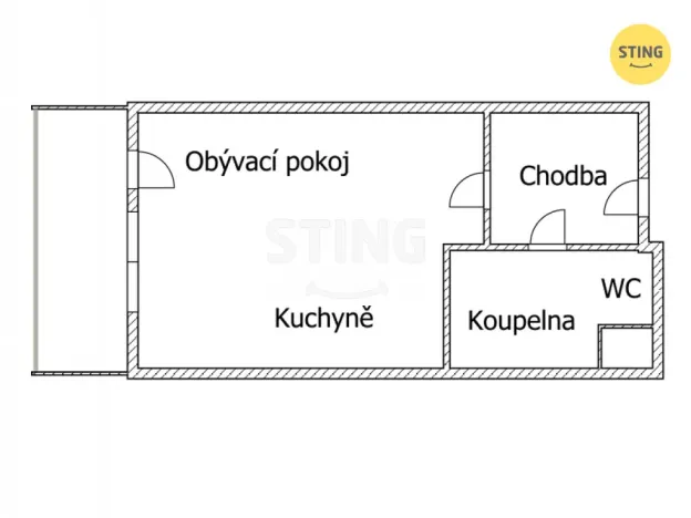 Prodej bytu 1+kk, Frýdek-Místek, K Hájku, 25 m2