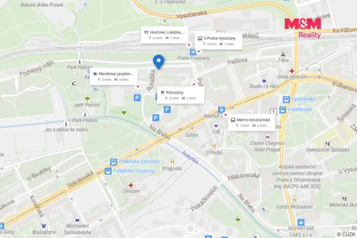Prodej bytu 3+1, Praha - Vysočany, Podnádražní, 93 m2
