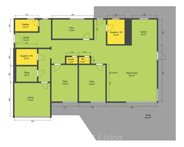 Prodej bytu 5+kk, Brno, Klatovská, 230 m2