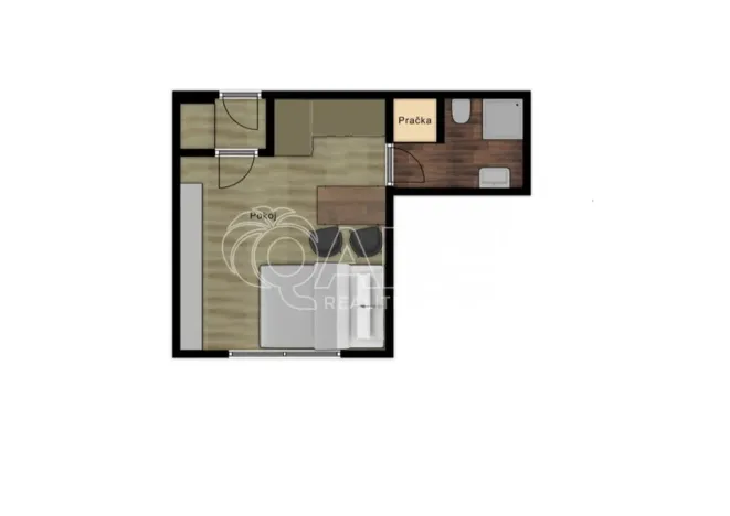 Pronájem bytu 1+kk, Neumětely, Příbramská, 27 m2
