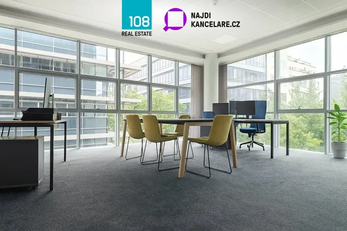 Pronájem kanceláře, Praha - Smíchov, Karla Engliše, 589 m2