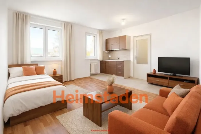 Pronájem bytu 1+kk, Karviná - Nové Město, Gabriely Preissové, 28 m2