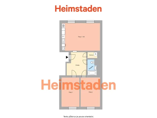 Pronájem bytu 3+kk, Havířov - Město, Hlavní třída, 67 m2