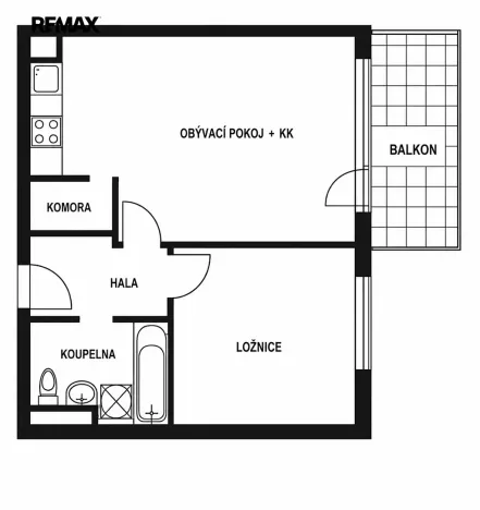 Prodej bytu 2+kk, Praha - Hlubočepy, Kováříkova, 37222 m2
