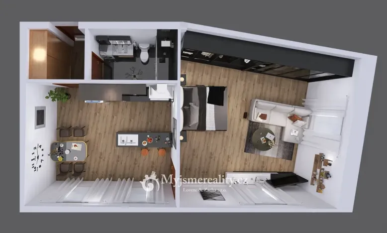 Pronájem bytu 2+kk, Znojmo, Mariánské náměstí, 60 m2