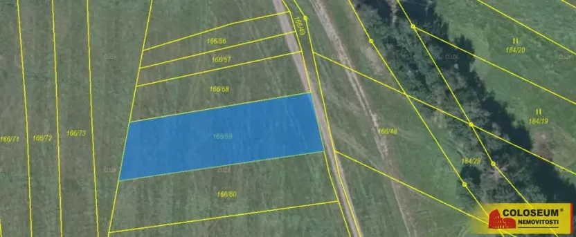 Prodej pole, Velenov, 1032 m2