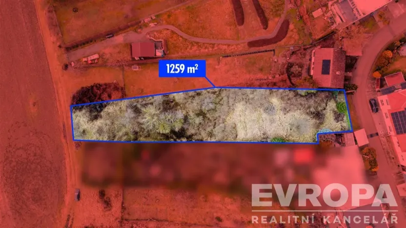 Prodej pozemku pro bydlení, Tvrdonice, Konec, 1259 m2