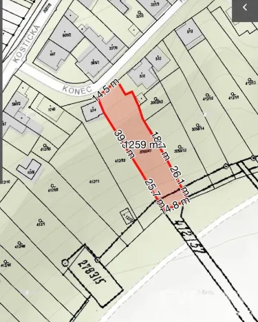 Prodej pozemku pro bydlení, Tvrdonice, Konec, 1259 m2