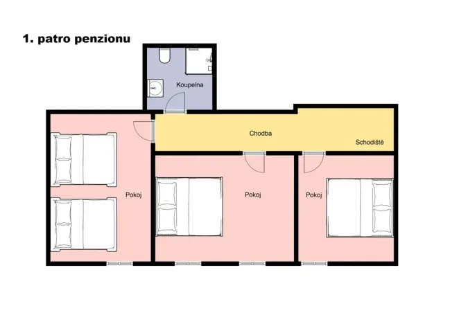 Pronájem ubytování, Svoboda nad Úpou, Pod Rýchorami, 114 m2
