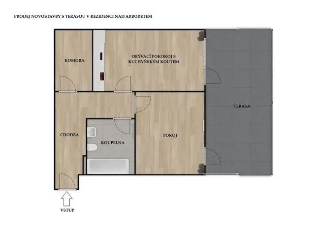 Prodej bytu 2+kk, Brno, třída Generála Píky, 84 m2