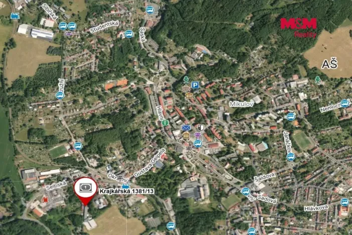 Prodej bytu 2+1, Aš, Krajkářská, 65 m2