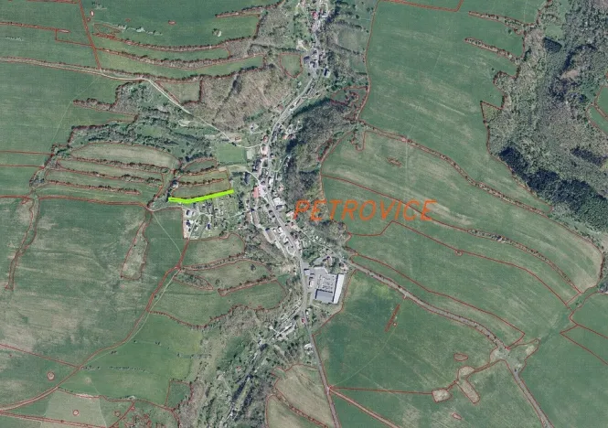 Prodej pole, Petrovice, 1643 m2