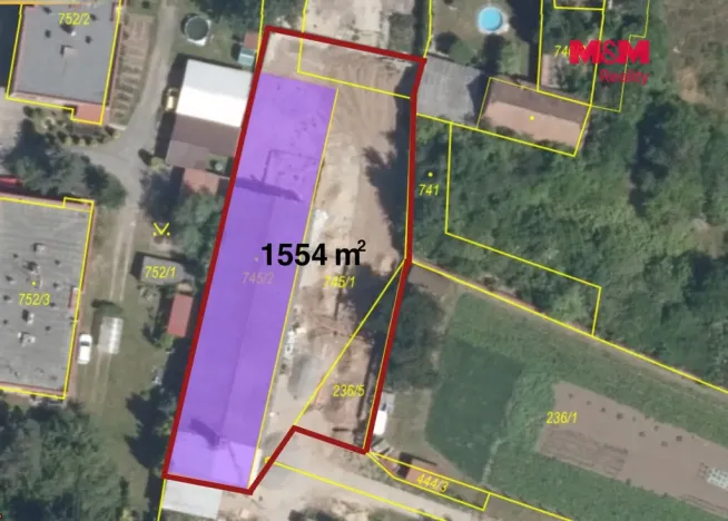 Prodej pozemku pro bydlení, Semice, 1554 m2
