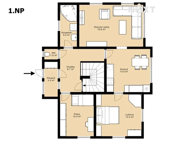 Prodej rodinného domu, Hořice na Šumavě, 160 m2