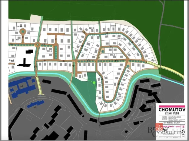 Prodej pozemku pro bydlení, Chomutov, 710 m2