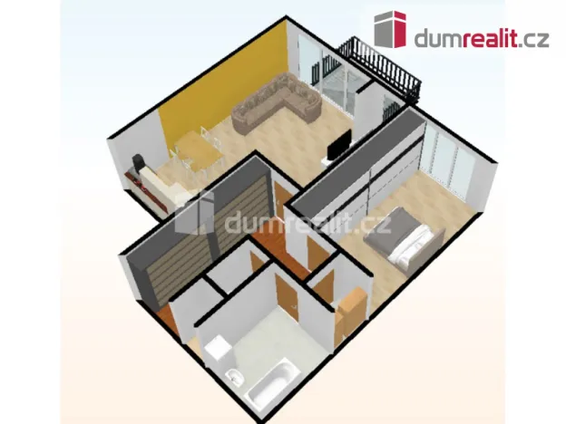 Pronájem bytu 2+kk, Praha - Žižkov, Jeseniova, 84 m2