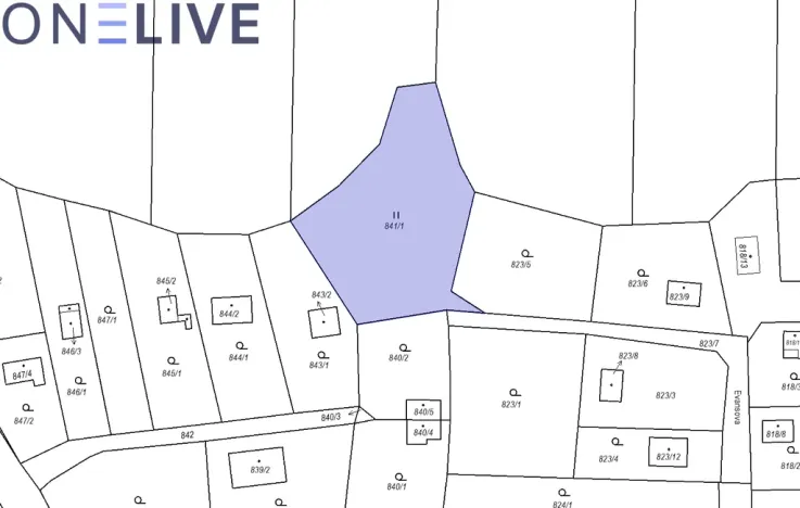 Prodej pozemku pro bydlení, Plzeň, Evansova, 1443 m2