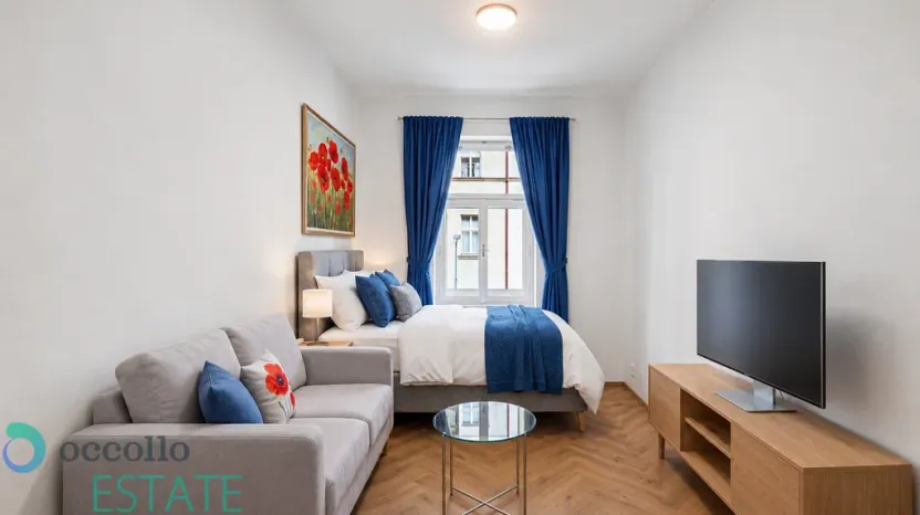 Pronájem bytu 1+kk, Praha, Seifertova, 28 m2