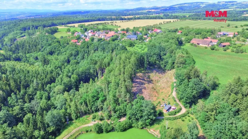 Prodej lesa, Ohnišov - Zákraví, 32996 m2