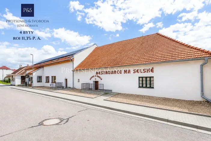 Prodej činžovního domu, Dobšice, Lahoferova, 218 m2