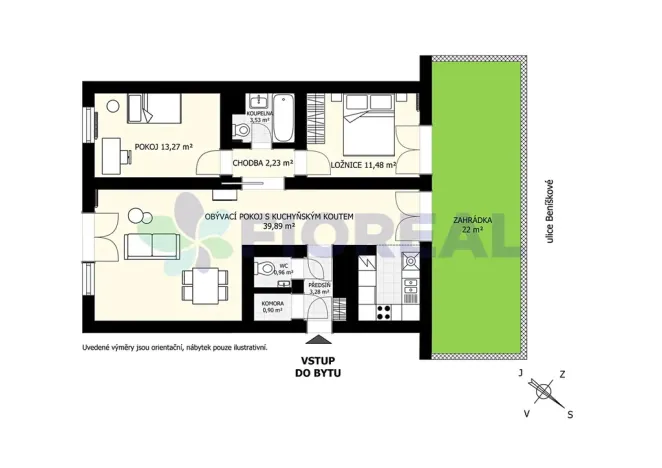 Prodej bytu 3+kk, Praha - Košíře, Beníškové, 105 m2