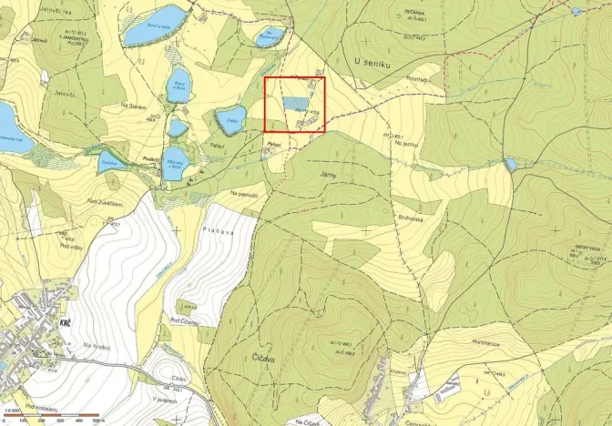 Prodej zahrady, Žďár - Žďárské Chalupy, 8519 m2