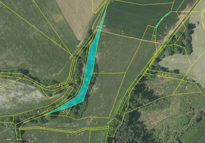 Prodej louky, Mochtín - Újezdec, 2981 m2