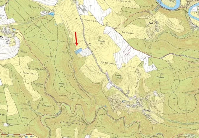 Prodej pole, Sázava - Bělokozly, 7107 m2