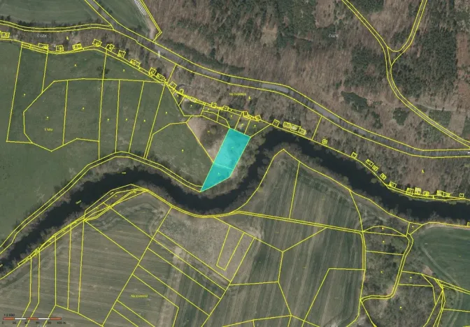 Prodej louky, Štěkeň, 3698 m2